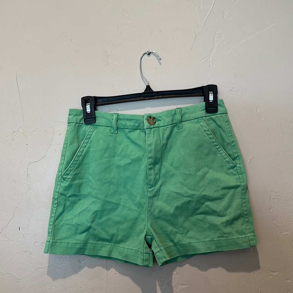Green shorts for girls
